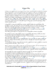 A Gap of Sky | Analytical Essay | Anna Hope