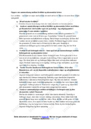 Fertilitet og Økonomiske Kriser | Noter International Økonomi
