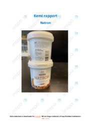 Natron | Rapport