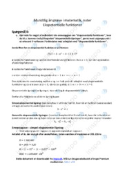 Ekspotentielle funktioner | Opgave