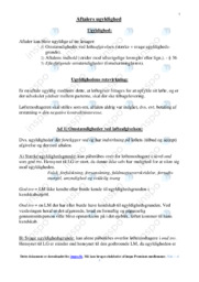 Aftalers ugyldighed | Noter i erhvervsret | Over 5 sider