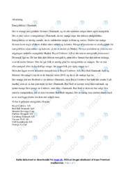 Energidrikke | Analyse | Afsætning Noter