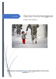 Krigen mod taleban | DHO