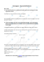 Eksponentialfunktioner | Opgave