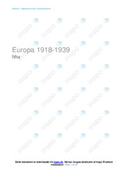 Europa 1918-1939 | Opgave