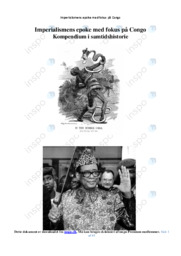 Imperialismens epoke med fokus på Congo | Aflevering