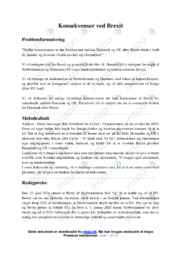 Konsekvenser ved Brexit | International Økonomi