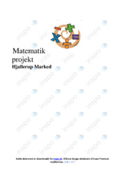 Hjallerup Marked Projekt | Noter til matematik