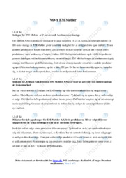 EM Møbler | Analyse
