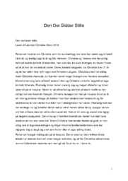 Den Der Sidder Stille | Analyse