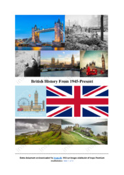 British History From 1945 to Present | Opgave