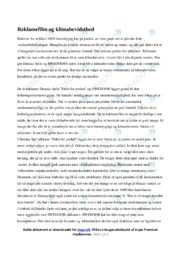 Klimabevidsthed | Analyse