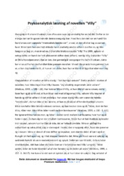 Villy | Analyse