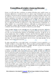 Kvinden | Analyse | Illa Christensen