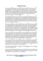 American Lives | Essay