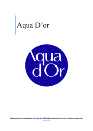 Aqua D’or | Analyse