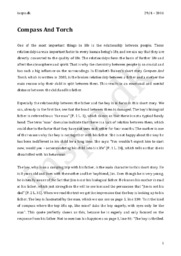 Compass And Torch | Short story by Elizabeth Baines, 2003 | Essay