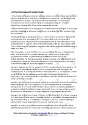 LUFTFARTSSELSKABET NORWEGIAN | Analyse