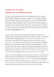 Analytical essay of My Little Bit of Country