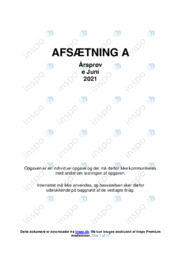 4 opgaver | Afsætning