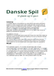 Danske spil | Analyse