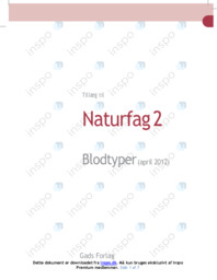 Blodtyper | Noter Biologi