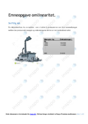 Linearitet | Emne Opgave | Matematik
