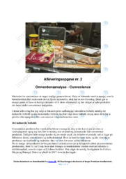 Convenience | Analyse