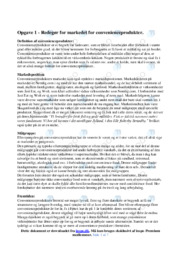 Convenienceprodukter | Analyse