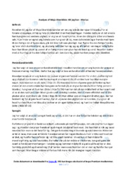 Alt jeg har | Analyse | Maja Elverkilde