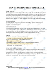 Den Standhaftige Tinsoldat | Noter Analyse