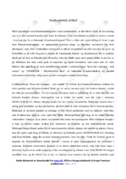 klimaforandringer | Analyserende artikel