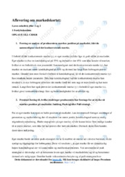 Markedskortet | Matematik Aflevering