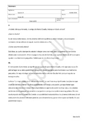 Cambiar el mundo a través de la comida | Eksamenssæt STX Spansk A 28. maj 2015