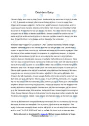 Désirée’s Baby | Analytical essay