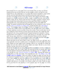 The Grudgit | Analytical essay