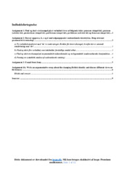 Assignment 1-4 | Engelsk