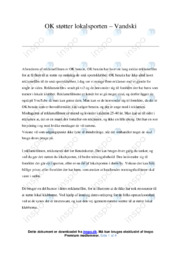 Vandski | Analyse | OK benzin