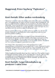 Patienten | Noter Analyse | Peter Seeberg