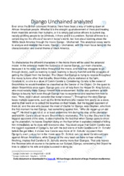 Django Unchained | Analyse