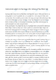 Jeg længes efter valmuer | Analyse | Naja Marie Aidt