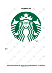 Starbucks | Marketing analysis