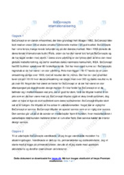 BoConceps internationalisering | Analyse