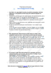 Fremtidens bilmarked | Noter i afsætning | Over 2 sider