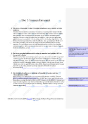 Immunforsvaret | Noter i Bioteknologi | Over 2 sider