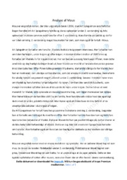 Analyse af Ved alterer |  Analyse