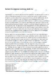 Kortere fra stammen end man skulle tro | Opgave