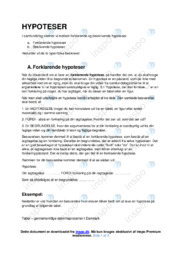 Hypoterser | Biologi Noter