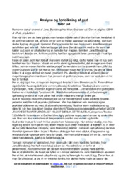 Gud taler ud | Artikel