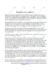 Drømmen om et andet liv | Analyse
